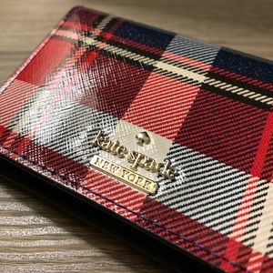 Kate Spade Cameron Street Rustic Plaid Wallet